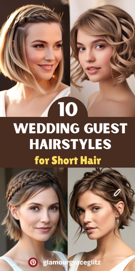 coiffure mariage cheveux courts