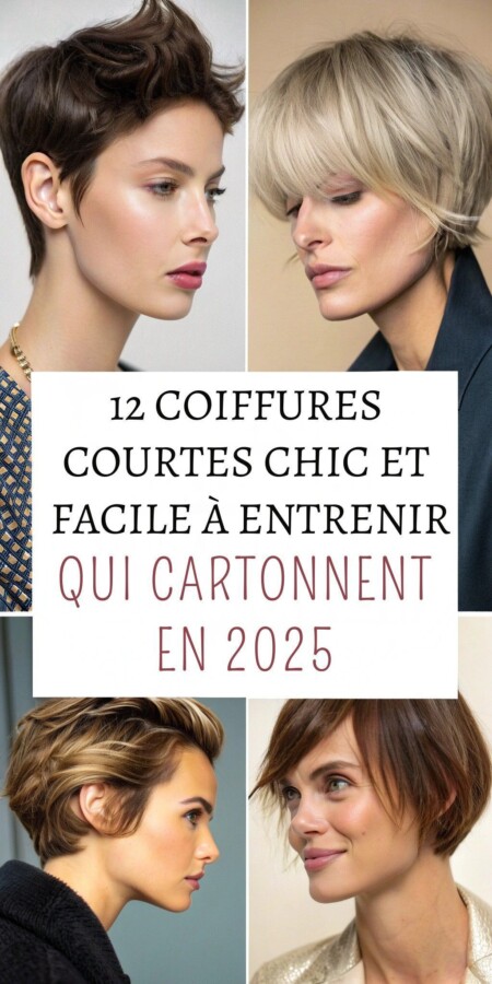 Catalogue coupe courte femme 2025