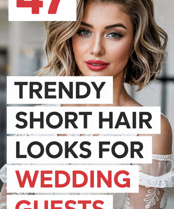 Invitée coiffure mariage cheveux courts : idées et conseils pour un look élégant