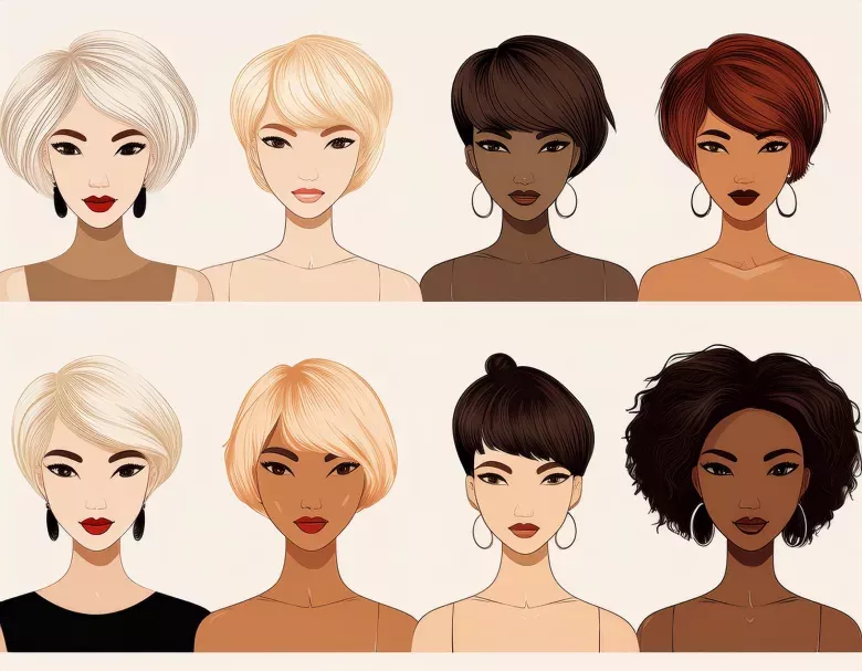 Catalogue coupe courte femme 2025