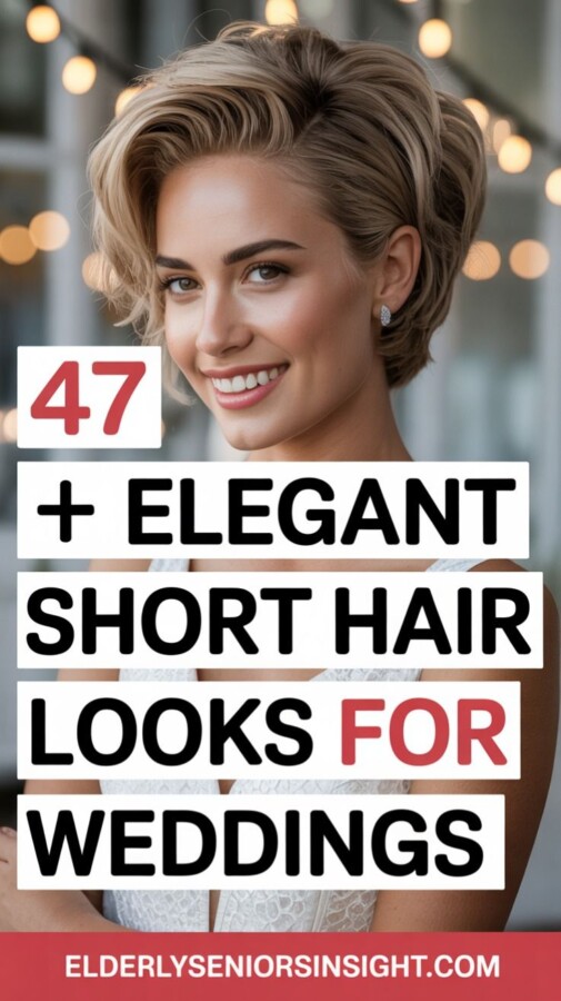 Coiffure courte cérémonie accessoires