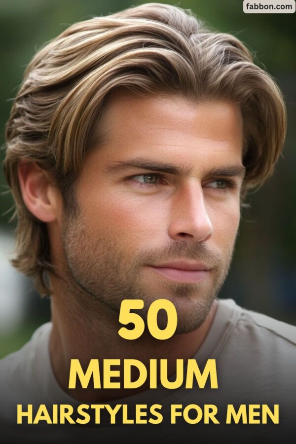 coiffure homme mi long