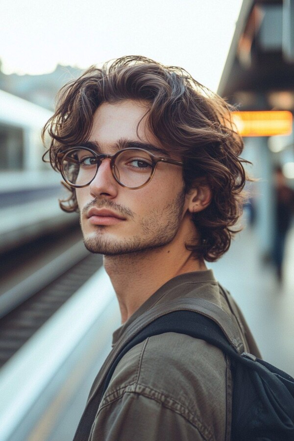 Coiffure homme mi-long tendance 2025