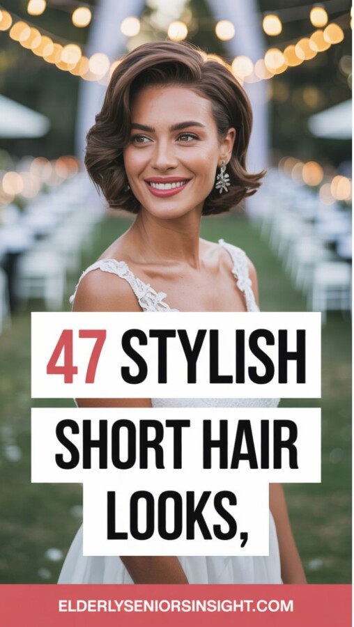 Mariage cheveux courts inspiration 2025