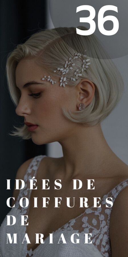 coiffure mariage cheveux courts