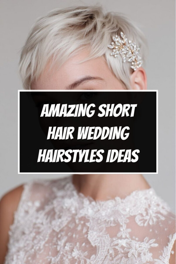 Bijoux de tête cheveux courts mariage