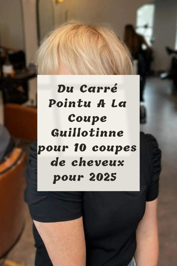 Tendances coupes courtes 2025