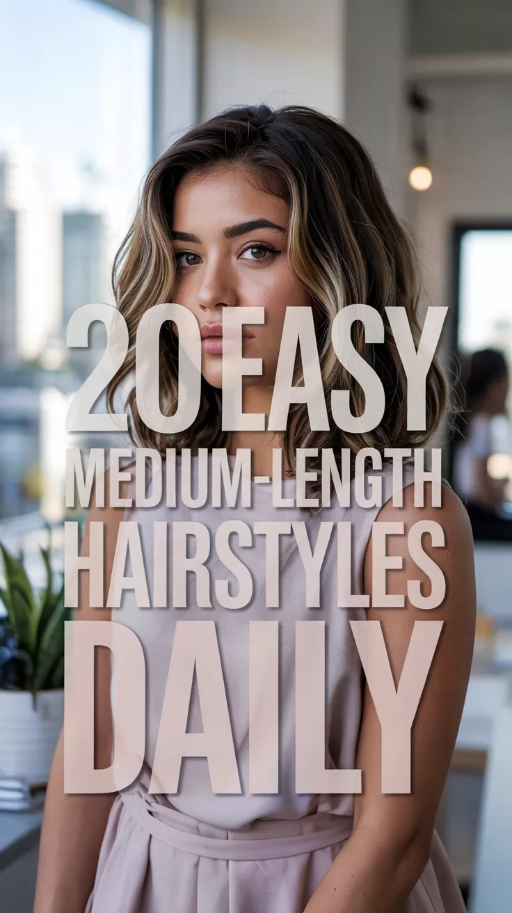 coiffure cheveux mi long facile