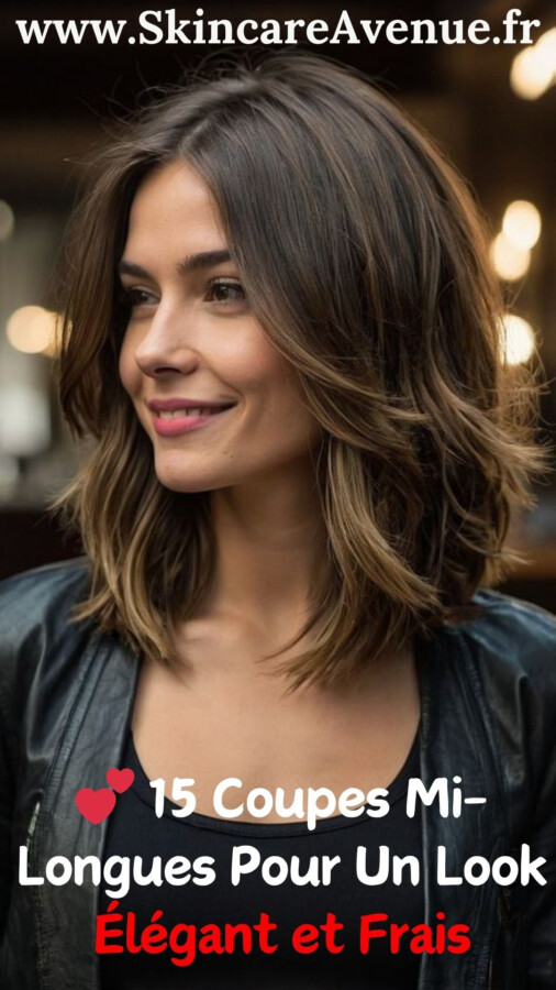 Coiffure mi-longue rapide quotidien