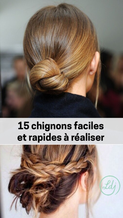Coiffure mi-longue rapide quotidien