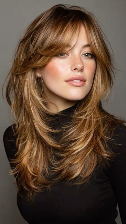 coiffure femme mi long dégradé