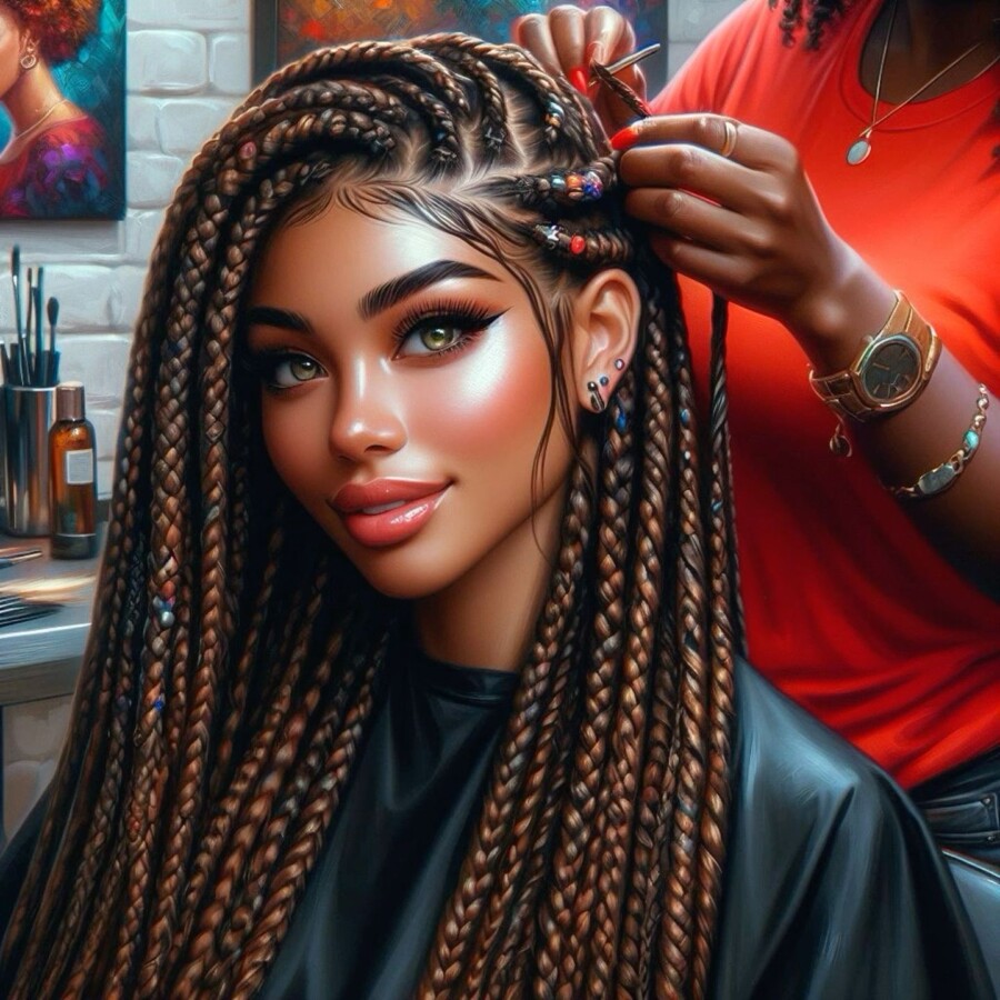 Simulateur coiffure virtuelle IA