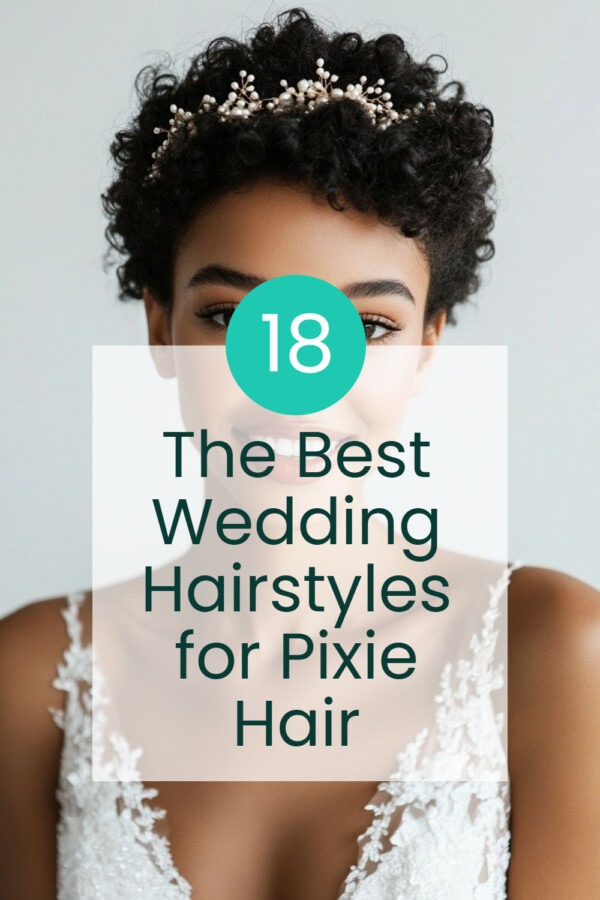 Coiffure courte cérémonie accessoires