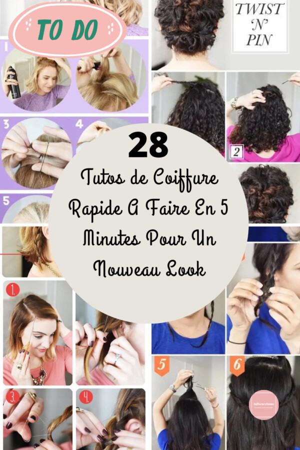 Coiffure mi-longue rapide quotidien