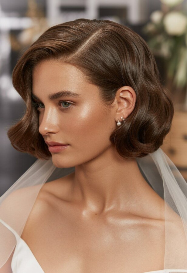 coiffure mariage cheveux courts