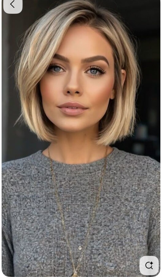 carré court dégradé volumineux