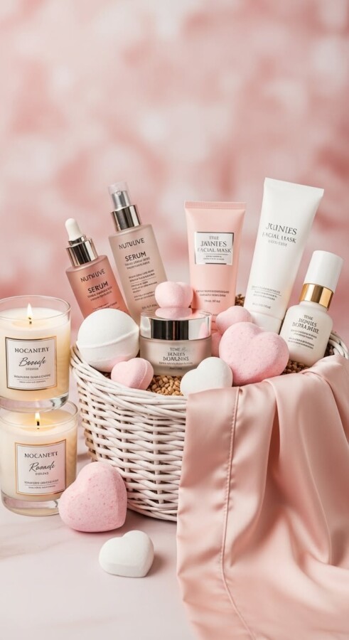 coffret soins corps féminin