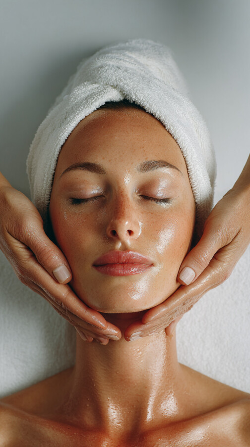soins visage peau éclatante