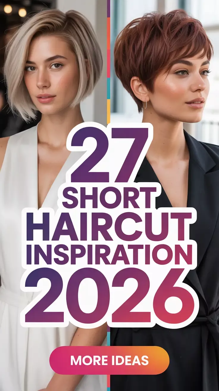 Style moderne avec coupe courte pour femme