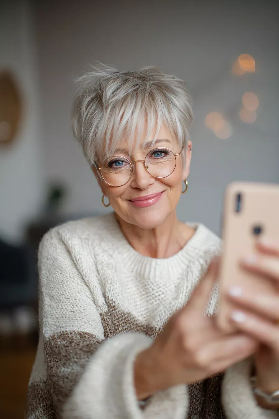 coiffure courte femme senior