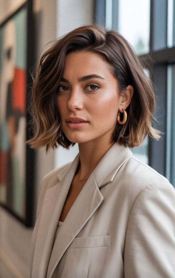 coupe courte dégradée femme