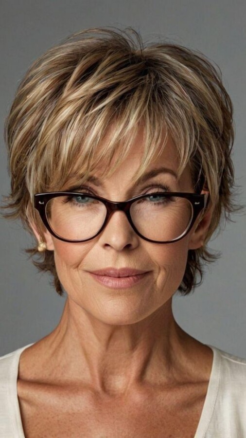 coupe courte dégradée femme