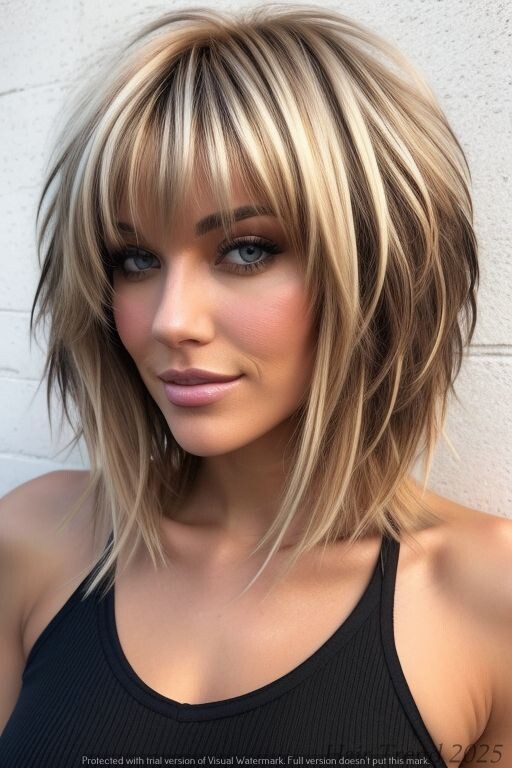 coupe effilée femme moderne