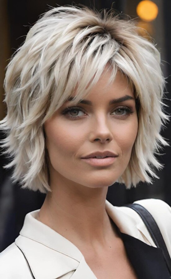 coupe effilée femme moderne