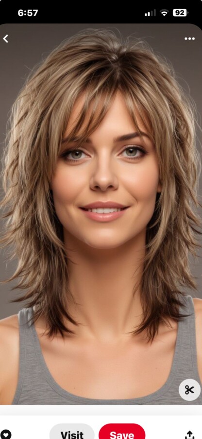 coupe effilée femme moderne