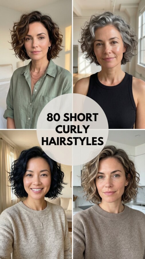 coupe courte cheveux ondulés