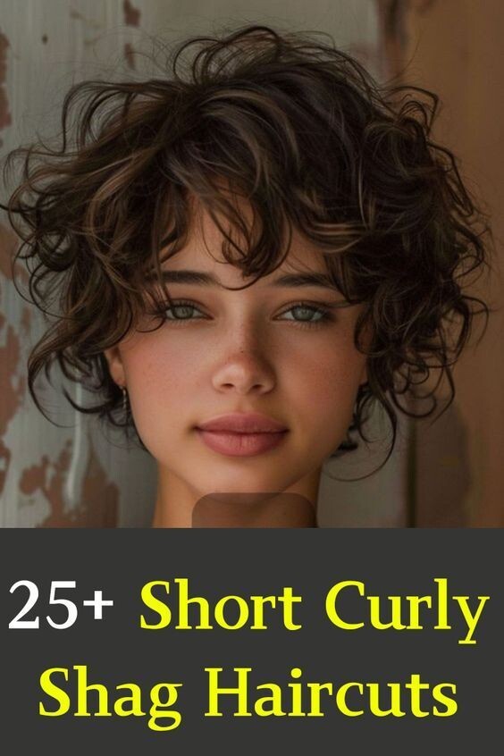 coupe courte cheveux frisés