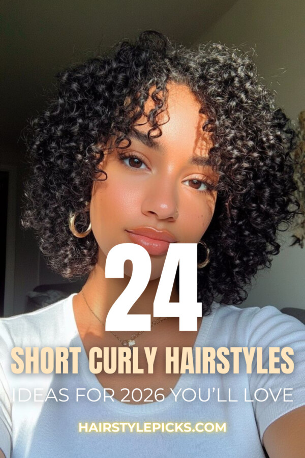 coupe courte cheveux frisés