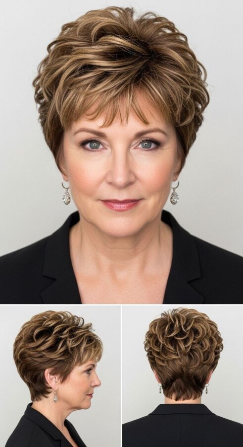 coupe effilée femme senior