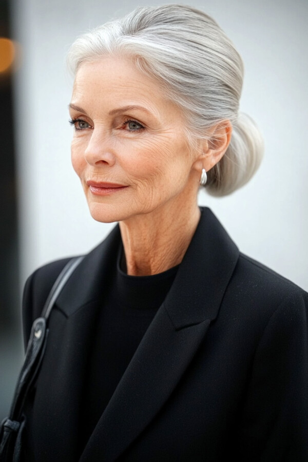 coupe effilée femme senior