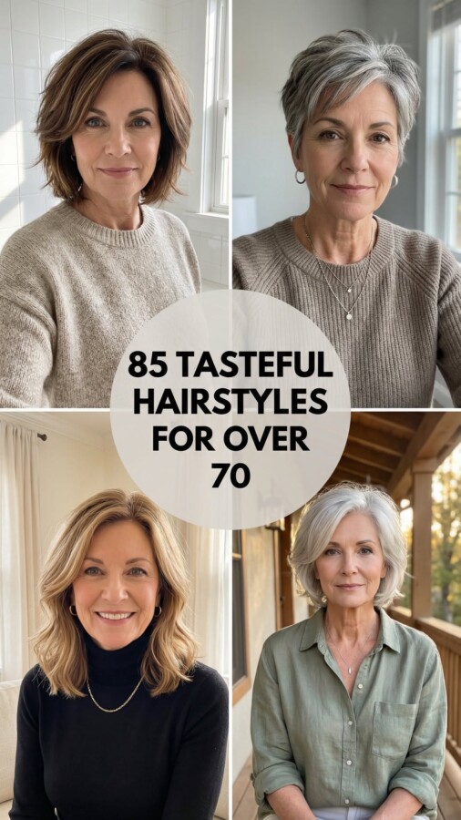 femme cheveux courts sophistiqués