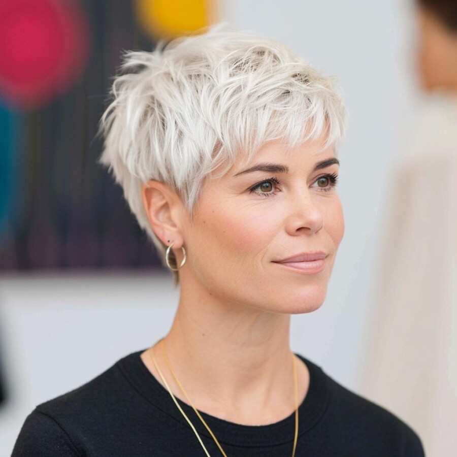 carré boule effilé