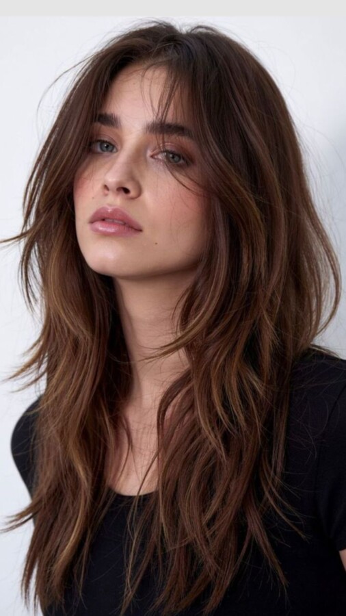 Coiffure mi-longue dégradée tendance