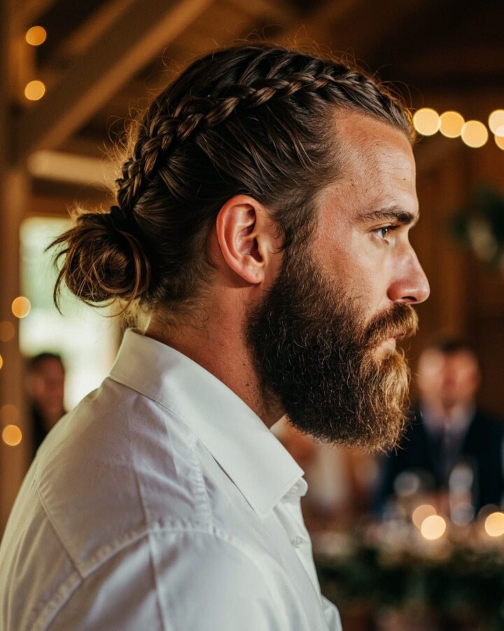 Style de coiffure chic pour mariage sur cheveux courts