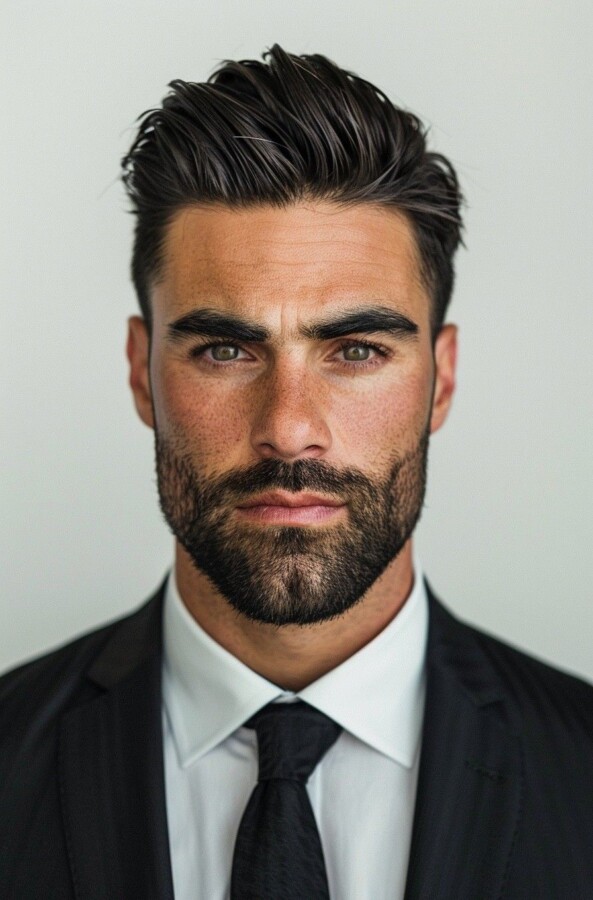 Inspiration de coiffure pour homme avec cheveux courts pour mariage