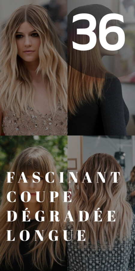 cheveux longs effilés dos