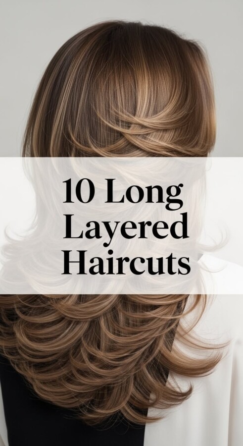 cheveux longs effilés