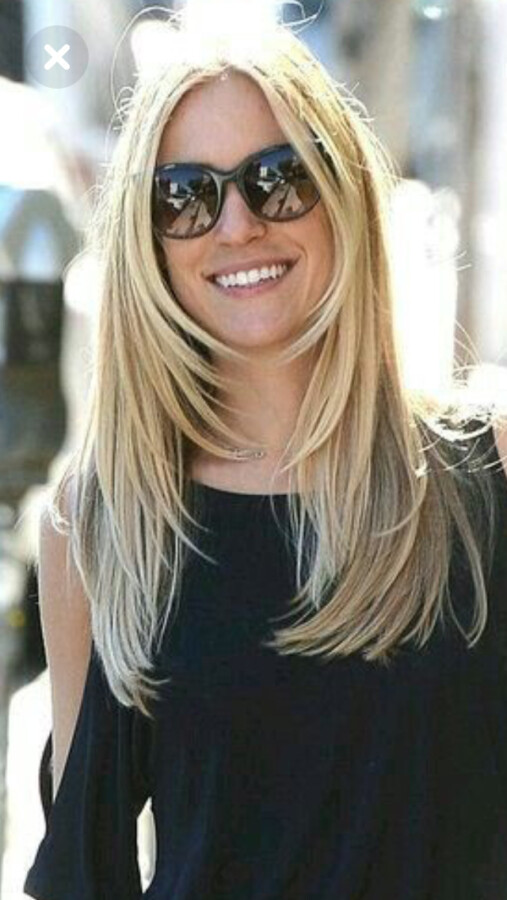 coupe effilée cheveux longs