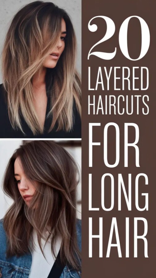 coupe effilée cheveux longs