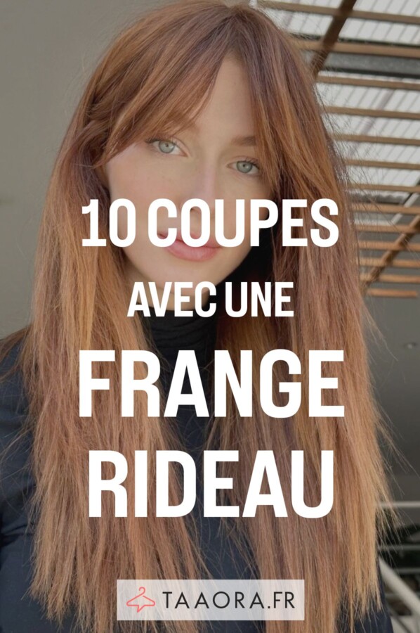 frange rideau effilée