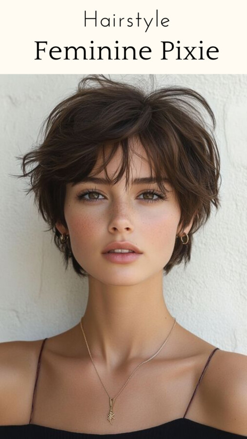 nuque coupe courte effilée
