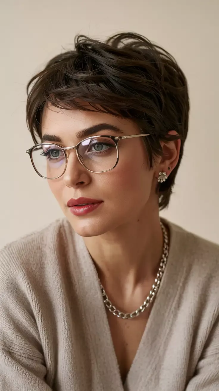 nuque coupe courte effilée