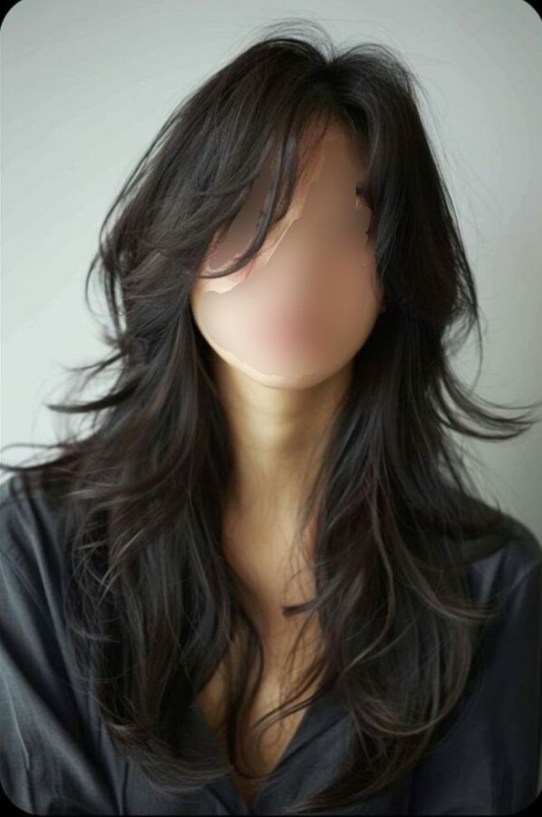 coupe mi-long dégradé femme