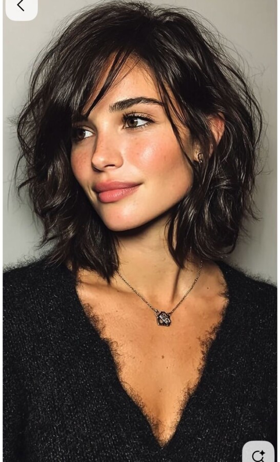 coupe mi-long dégradé femme