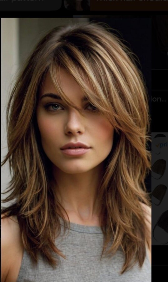 coupe mi-long dégradé femme