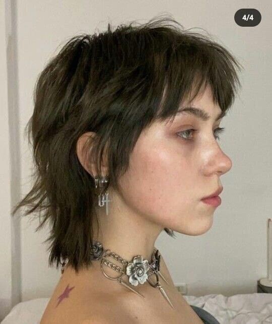 coupe courte effilée